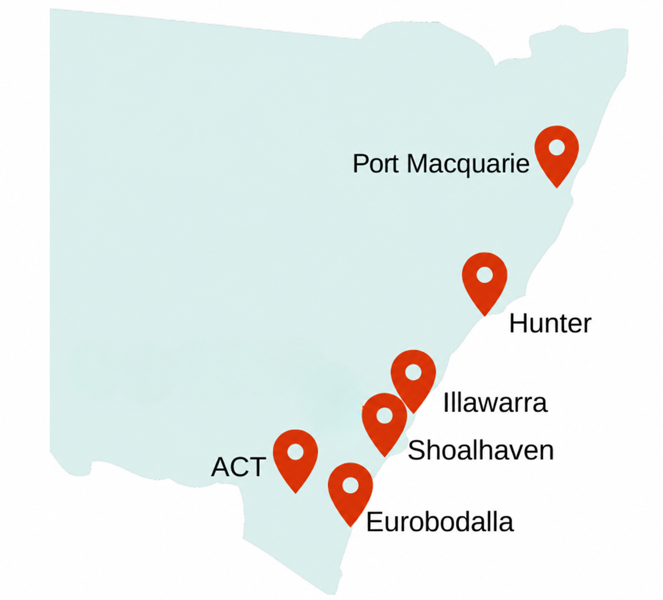 Map of Scope Home Access office regions